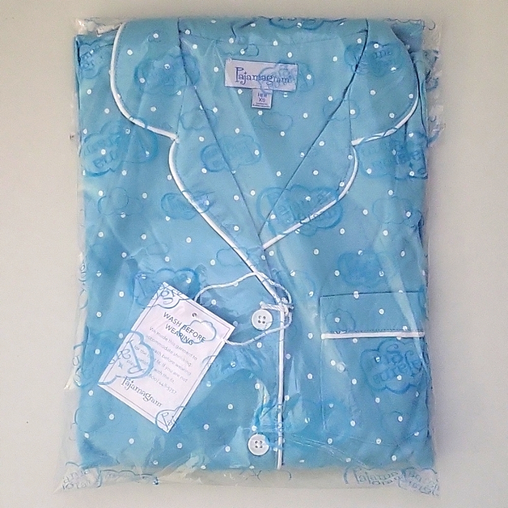 NWT Classic Polka Dot Women's PJ Set - Short Sleeve